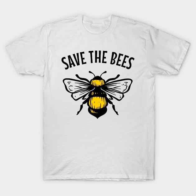 Save The Bees T-Shirt by Whimsical Frank